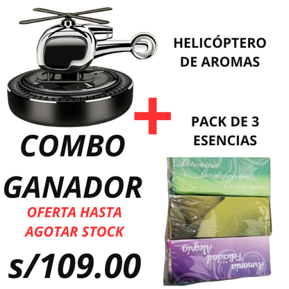 AMBIENTADOR DE AROMAS CON DISEÑO DE HELICOPTERO HELICE IMPULSADA POR ENEGERGIA SOLAR.EMITE UN AROMA AGRADABLE.PERFECTO PARA LA DECORACIÓN DEL INTERIOR DE TU COCHE 🚁🚙👌😁